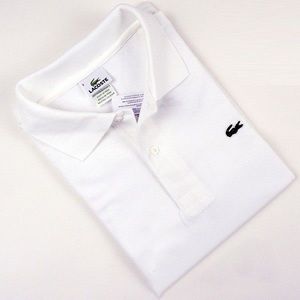 Lacoste Polo Shirt - Mens White size 7XL
